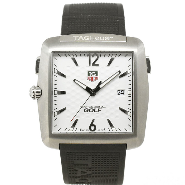 タグホイヤー　TAG HEUER　ゴルフウォッチ　WAE1112　ラバーベルト　クォーツ　SS　36mm　USED　中古