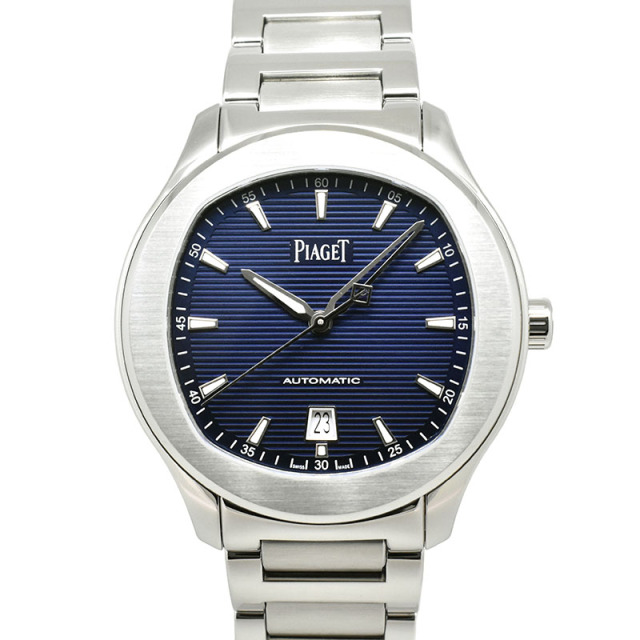 ピアジェ　PIAGET　POLO Sウォッチ　G0A41002　42mm　ブルーギョーシェ　SS　USED　中古