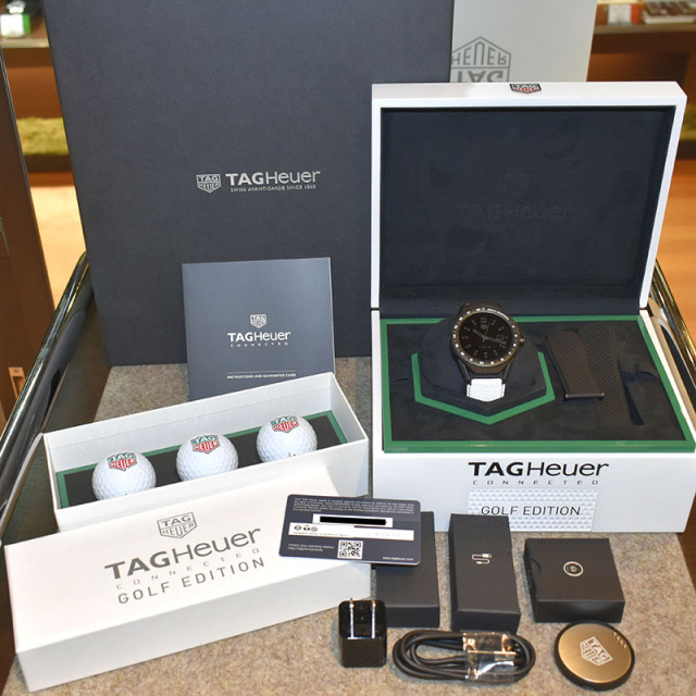 タグホイヤー Heuer コネクテッド モジュラー ゴルフエディション Sbf8a8031 eb0172 45mm チタン 未使用品