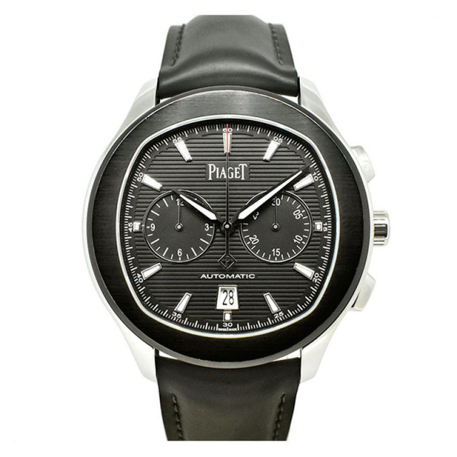ピアジェ　PIAGET　ポロ Sウォッチ クロノグラフ　G0A42002　42mm　SS　ラバー　世界888本限定　USED　中古