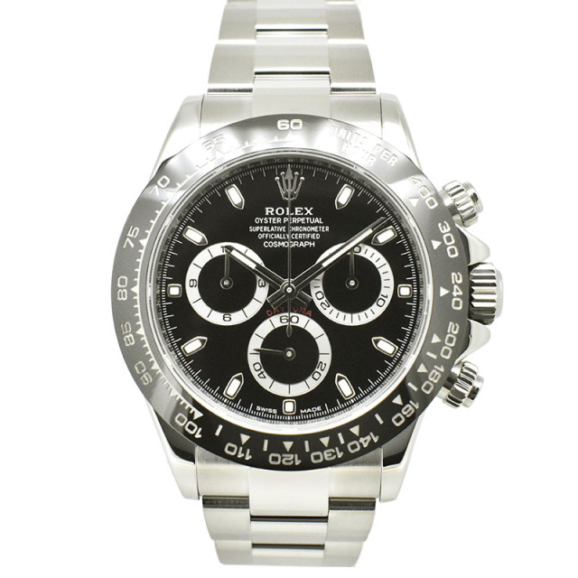 ロレックス　ROLEX　コスモグラフ デイトナ　Ref.116500LN　ブラック　セラミックベゼル　USED　中古