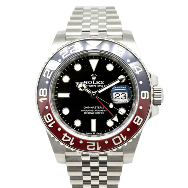 ロレックス　ROLEX　GMTマスター2　126710BLRO　ブルー/レッドベゼル　40mm　USED　中古