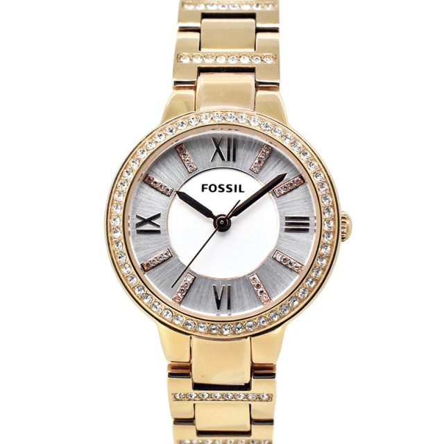 フォッシル　FOSSIL　ヴァージニア　ES3284　SS　30mm　クォーツ　未使用品