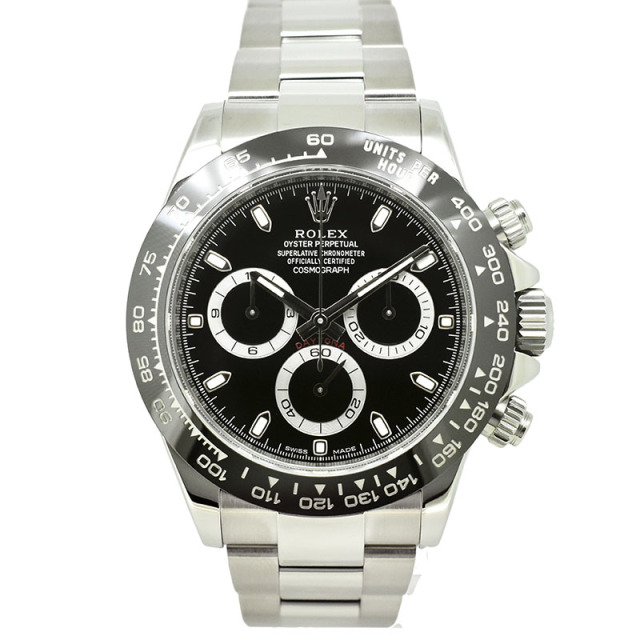 ロレックス　ROLEX　コスモグラフ デイトナ　Ref.116500LN　ブラック　セラミックベゼル　USED　中古