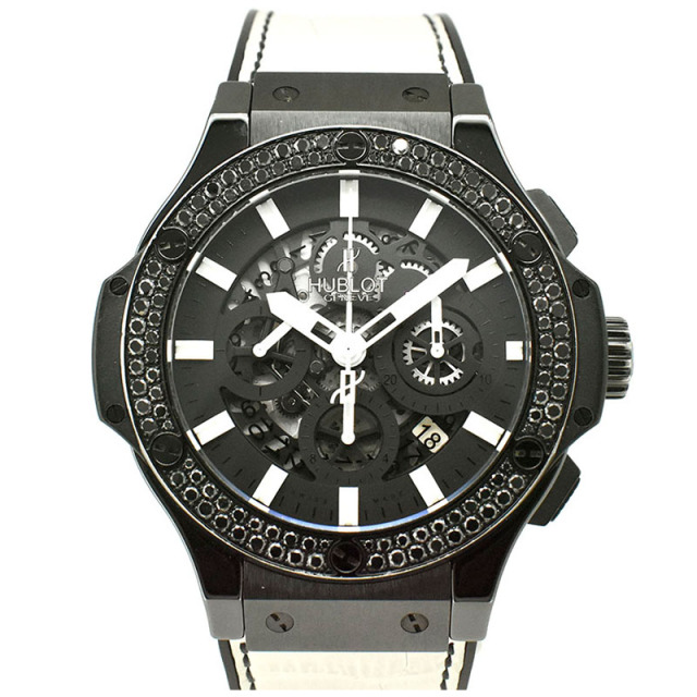 ウブロ　HUBLOT　ビッグバン アエロバン ブラックダイヤ 311.CM.1110.GR.1100.DZA10　日本30本限定　44mm　USED　中古