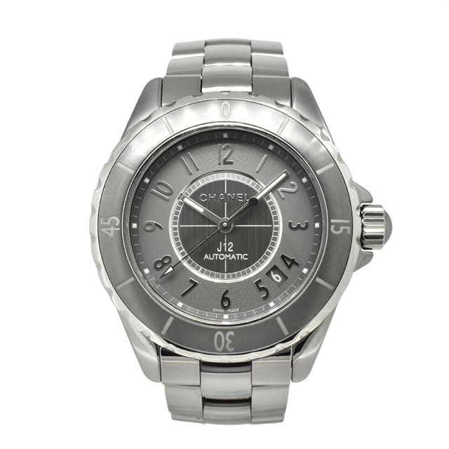シャネル　CHANEL　J12 クロマティック　H2979　38mm　メンズ　チタンセラミック　USED　中古