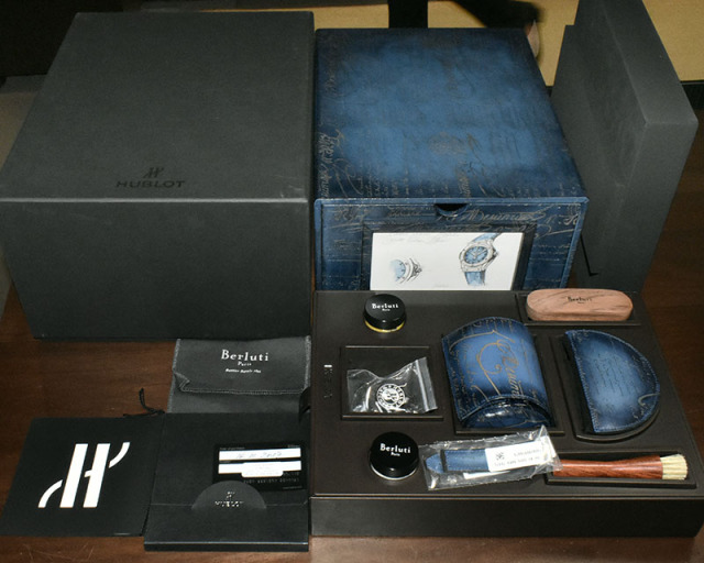 ウブロ HUBLOT クラシックフュージョン ベルルッティ スクリット  