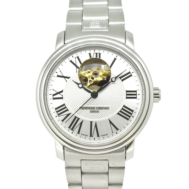フレデリック・コンスタント　FREDERIQUE CONSTANT　クラシック ハートビート　310M3P6B　SS　38mm　シルバー　USED　中古