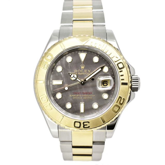 ロレックス ROLEX ヨットマスター Ref.16623NC 18KYG×SS ブラックシェル 40mm D番 USED 中古