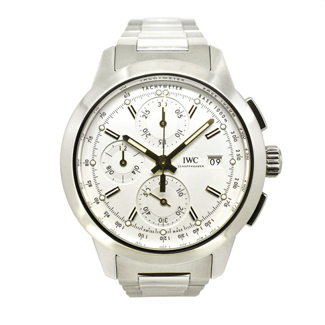 IWC　インヂュニア　クロノグラフ　IW380801　シルバー　42mm　USED　中古