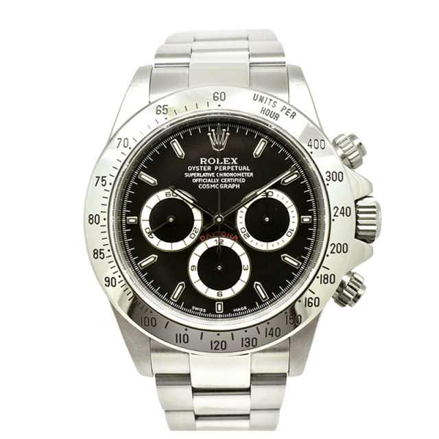 ロレックス　ROLEX　デイトナ　16520　ブラック　A番　40mm　USED　中古