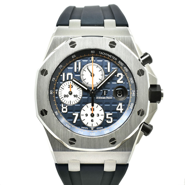 オーデマ・ピゲ　AUDEMARS PIGUET　ロイヤルオーク オフショア クロノグラフ　26470ST.OO.A027CA.01　ブルー/シルバー　42mm　USED　中古