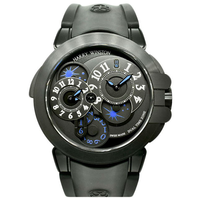 ハリーウィンストン HARRY WINSTON オーシャン デュアルタイム