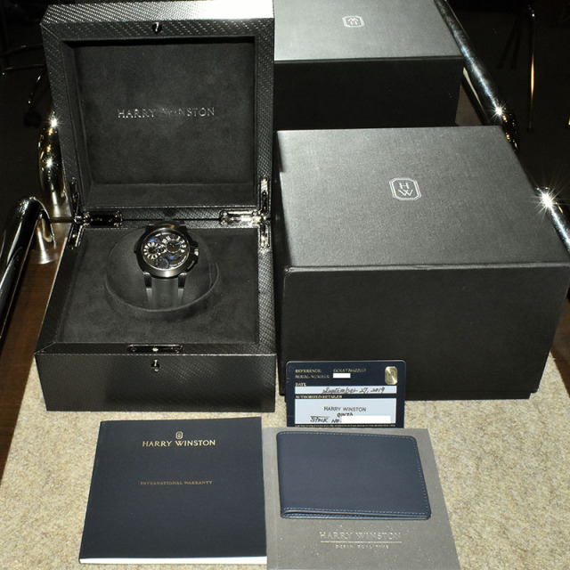 ハリーウィンストン HARRY WINSTON オーシャン デュアルタイム