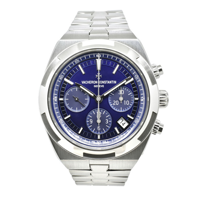 ヴァシュロンコンスタンタン　VACHERON CONSTANTIN　オーヴァーシーズ クロノグラフ　5500V/110A-B148　ブルー　42.5mm　USED　中古