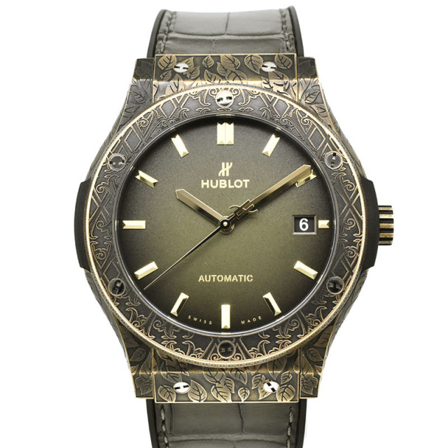 ウブロ　HUBLOT　クラシックフュージョン ブロンズ フエンテ リミテッド　 511.BZ.6680.LR.OPX17　ブロンズ　45mm　世界100本限定　USED　中古
