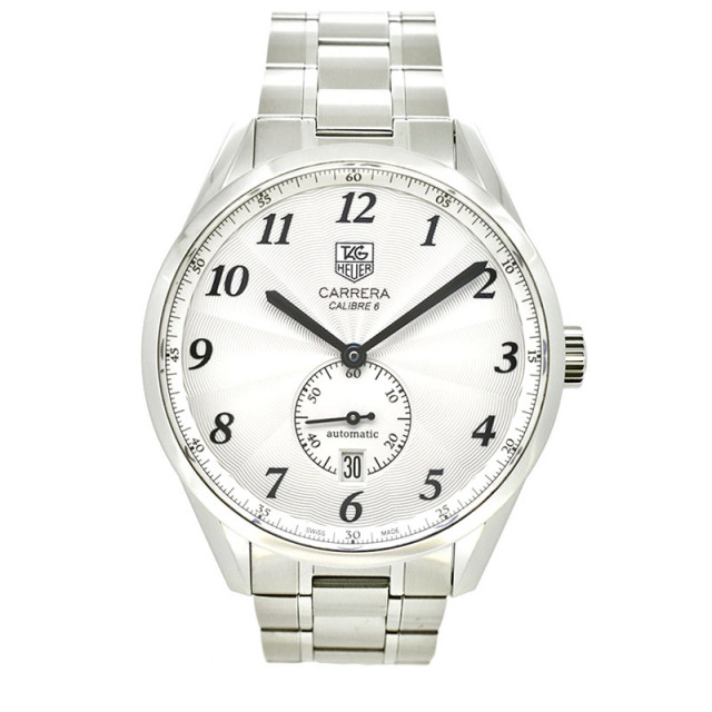 タグホイヤー　TAG HEUER　カレラ ヘリテージ キャリバー6　WAS2111.BA0732　SS　39mm　シルバー　自動巻　USED　中古