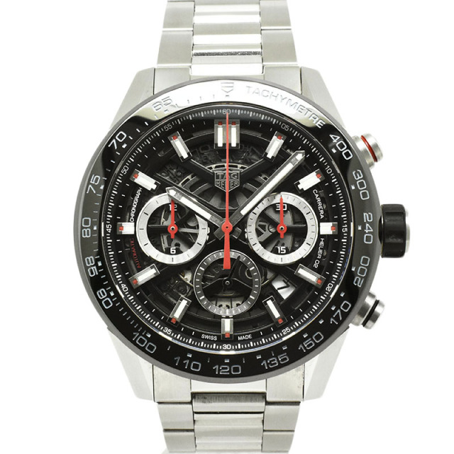 タグホイヤー　TAG HEUER　カレラ　キャリバーホイヤー02　CBG2A10.BA0654　45mm　USED　中古
