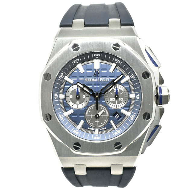 オーデマ・ピゲ　AUDEMARS PIGUET　ロイヤルオーク オフショア クロノグラフ　26480TI.OO.A027CA.01　ブルー/グレー　42mm　USED　中古