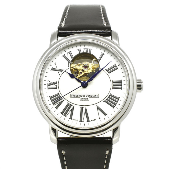 フレデリック・コンスタント　FREDERIQUE CONSTANT　クラシック　ハートビート　FC-310M3P6B　シルバー　38mm　USED　中古