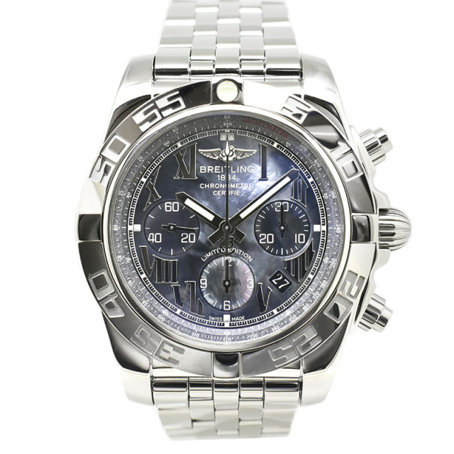 ブライトリング　BREITLING　クロノマット44 ジャパンリミテッド　A011BMPPA　ブラックシェルローマ　日本400本限定　44mm　USED　中古