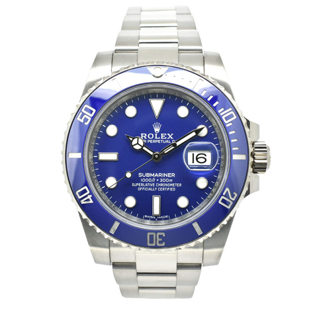ロレックス　ROLEX　サブマリーナデイト　116619LB　18KWG　ブルー　40mm　ランダム番　USED　中古