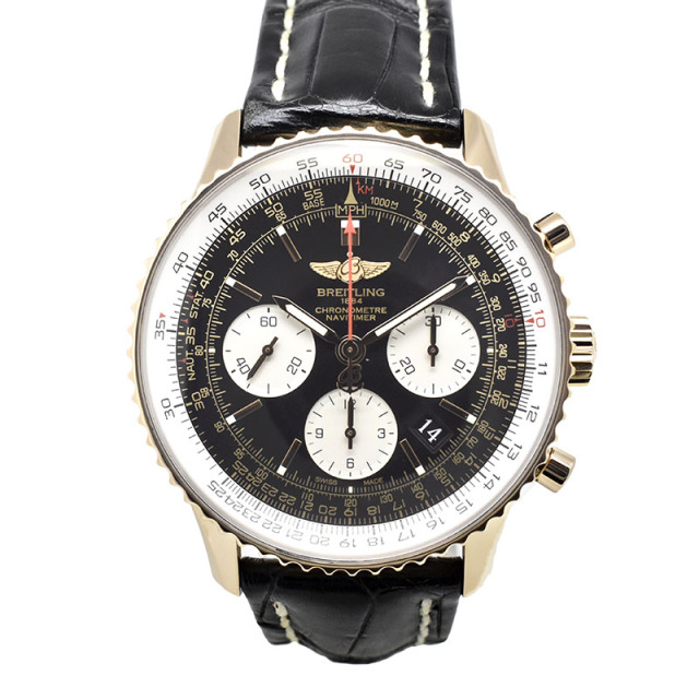ブライトリング　BREITLING　ナビタイマー01　R022B49WBA　18KRG　43mm　USED 中古