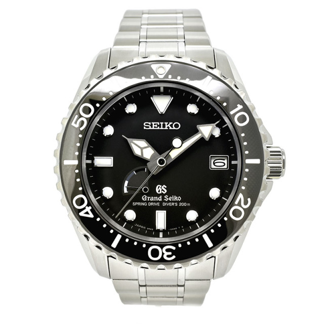 セイコー　SEIKO　グランドセイコー スプリングドライブ ダイバーズ　SBGA029　ブラック　44.2mm　マスターショップ限定　USED　中古