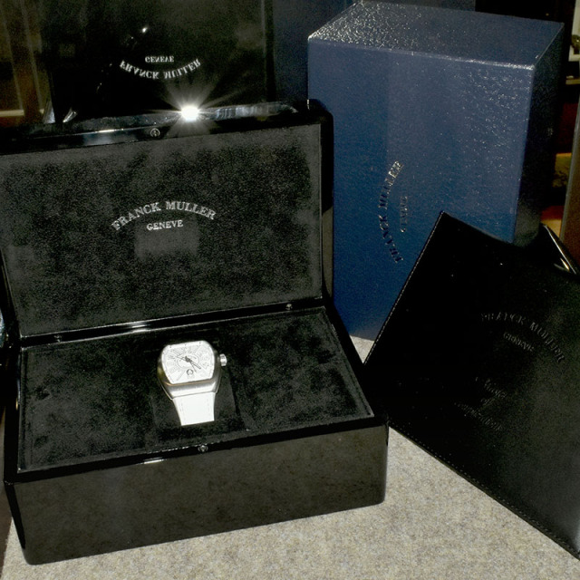 フランクミュラー FRANCK MULLER ヴァンガード V45SCDT ホワイト 53.7×44mm USED 中古
