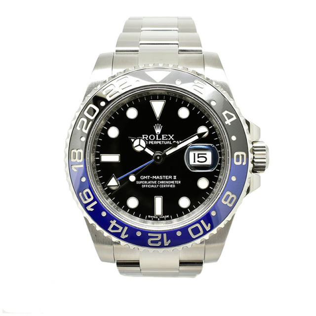 ロレックス　ROLEX　GMTマスター2　116710BLNR　40mm　青黒ベゼル　USED　中古