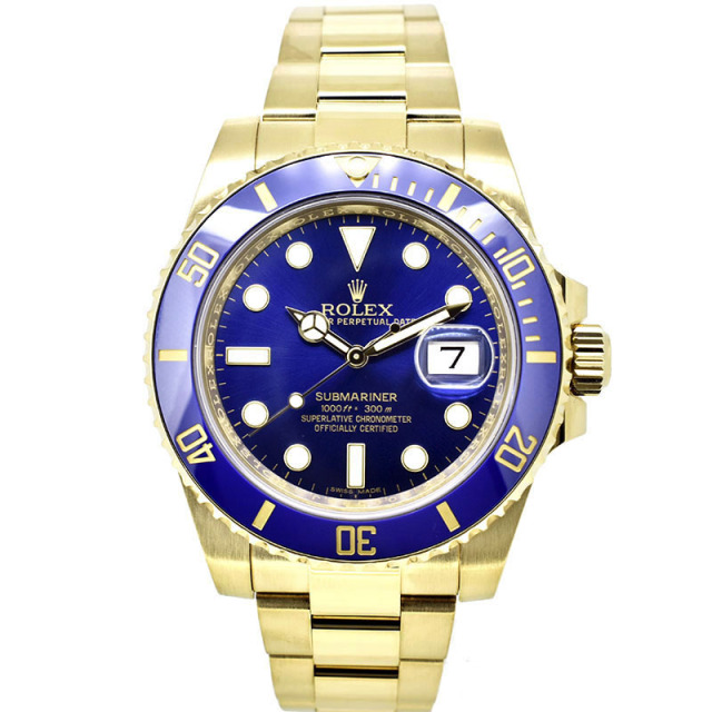 ロレックス　ROLEX　サブマリーナデイト　116618LB　18KYG　ランダム番　40mm　USED　中古