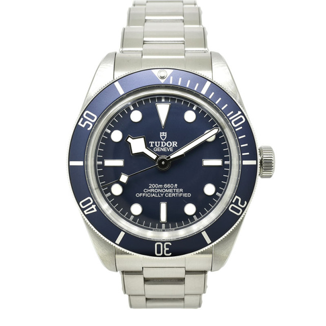 チューダー(チュードル)　TUDOR　ヘリテージ ブラックベイ フィフティエイト　79030B　39mm　ブルー　USED　中古
