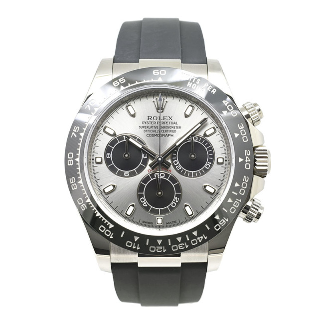 ロレックス　ROLEX　デイトナ　116519LN　スチール/ブラック　オイスターフレックス　18KWG　USED　中古