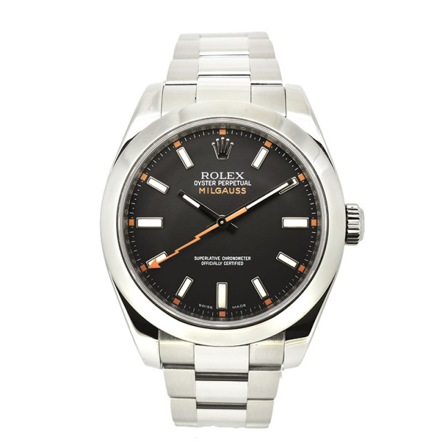 ロレックス　ROLEX　ミルガウス　116400　ブラック　V番　USED　中古