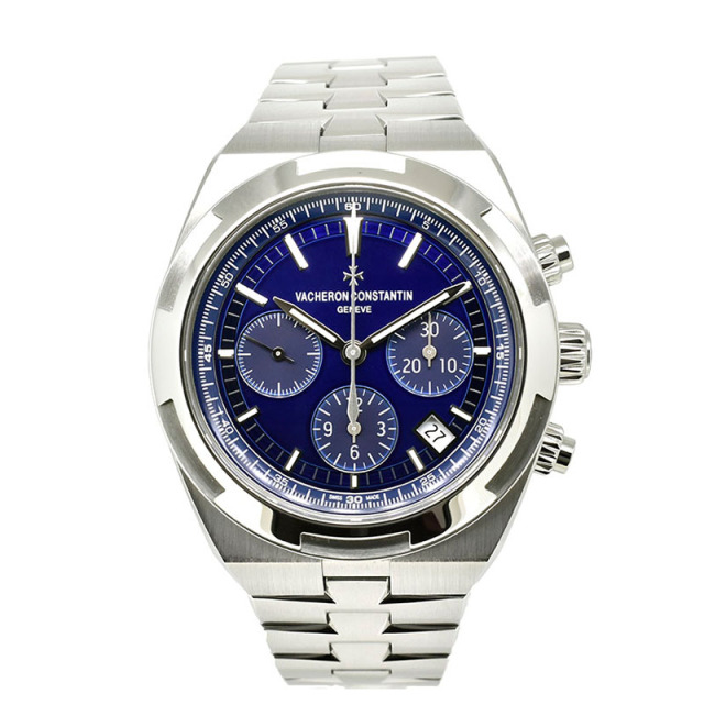 ヴァシュロンコンスタンタン　VACHERON CONSTANTIN　オーヴァーシーズ クロノグラフ　5500V/110A-B148　ブルー　42.5mm　USED　中古