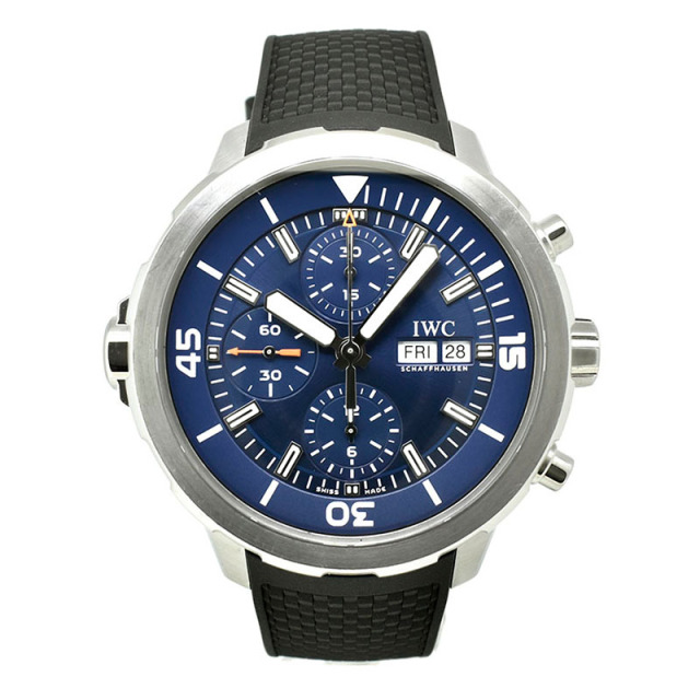 IWC　アクアタイマー クロノグラフ ジャック・クストー　IW376805　ブルー　44mm　USED　中古