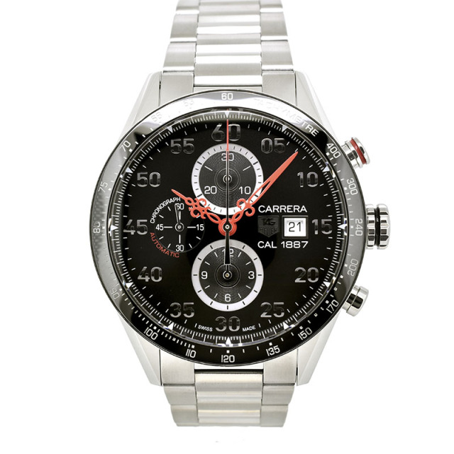 タグホイヤー　TAG HEUER　カレラタキメータークロノ キャリバー1887 タイムマシーン by nendo　CAR2A14.BA0799　日本250本限定　SS　43mm　USED　中古