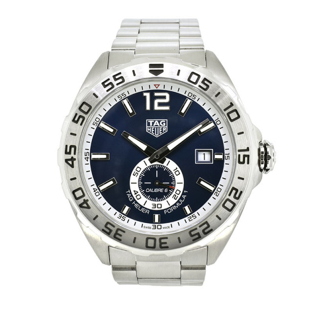 タグホイヤー　TAG HEUER　フォーミュラ1 キャリバー6　WAZ2014.BA0842　ブルー　43mm　USED　中古