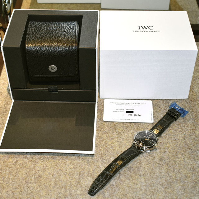 IWC ポートフィノ IW356523 SS 40mm ブルー 革ベルト 未使用品