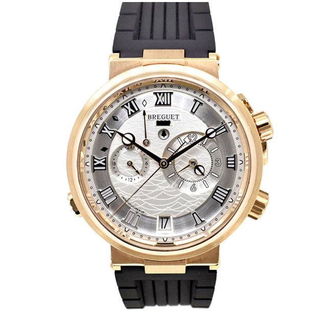 ブレゲ　BREGUET　マリーン アラーム ミュージカル 5547　5547BR/12/5ZU　40mm　18KRG　未使用品