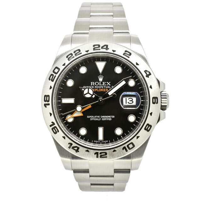 ロレックス　ROLEX　エクスプローラー2　Ref.216570　ブラック　ランダム番　USED　中古