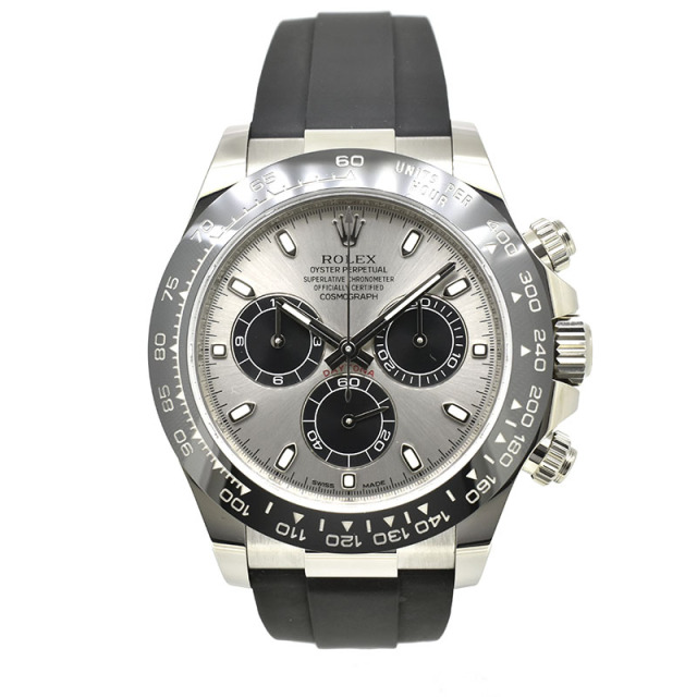 ロレックス　ROLEX　デイトナ　116519LN　スチール/ブラック　オイスターフレックス　18KWG　USED　中古