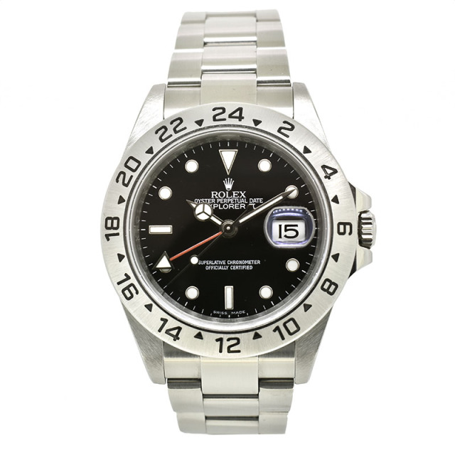 ロレックス　ROLEX　エクスプローラー2　Ref.16570　ブラック　40mm　V番　USED　中古