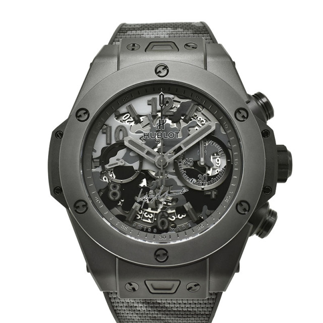 ウブロ　HUBLOT　ビッグバン オールブラック カモ ヨウジヤマモト　411.CI.0110.RX.YOY20　セラミック　45mm　日本100本限定　未使用品