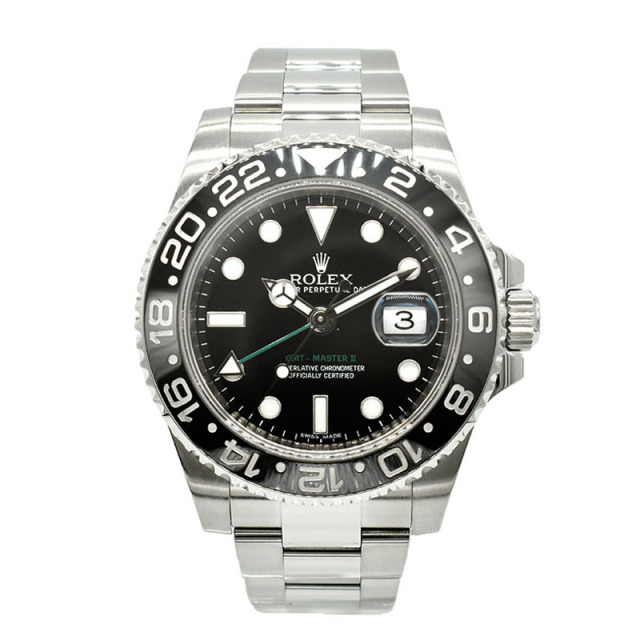 ロレックス　ROLEX　GMTマスター2　Ref.116710LN　SS　ブラック　G番　USED　中古