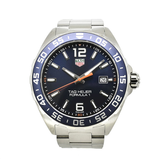 タグホイヤー　TAG HEUER　フォーミュラ1　WAZ1010.BA0842 　ブルー　クォーツ　43mm　USED　中古