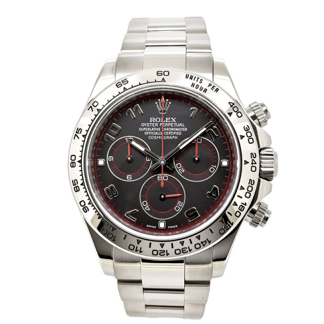 ロレックス　ROLEX　デイトナ　116509　ブラック　V番　18KWG　40mm　USED　中古