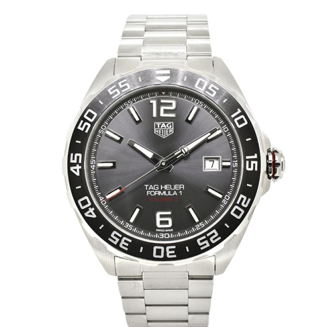 タグホイヤー　TAG HEUER　フォーミュラ1 キャリバー5　WAZ2011.BA0842　グレー　43mm　USED　中古
