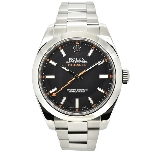 ロレックス　ROLEX　ミルガウス　116400　ブラック　ランダム番　USED　中古