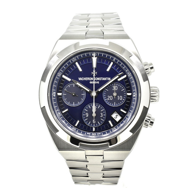 ヴァシュロンコンスタンタン　VACHERON CONSTANTIN　オーヴァーシーズ クロノグラフ　5500V/110A-B148　ブルー　42.5mm　USED　中古